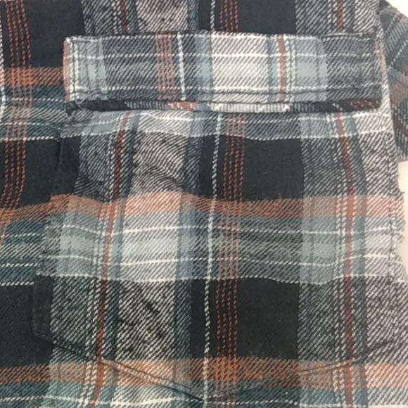 Arrow Men's Pajama Top XL Plaid Blue, Gray - Picture 4 of 5